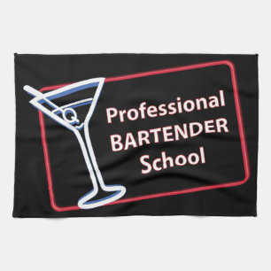 Serviette tenante le bar professionnelle de barre