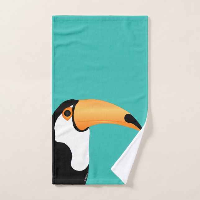 Serviette Toucan (Serviette à main)
