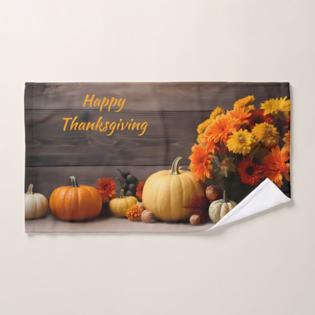 Serviette traditionnelle Thanksgiving (Serviette à main)