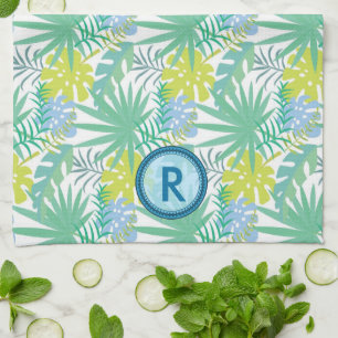 Serviette Tropicale Monogrammée