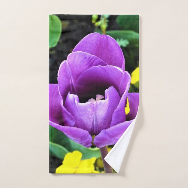 Serviette Tulip Violet (Serviette à main)