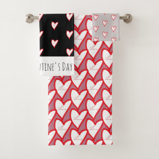 Serviette Valentines jour