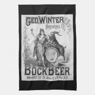 Serviette vintage Bock Beer Bar