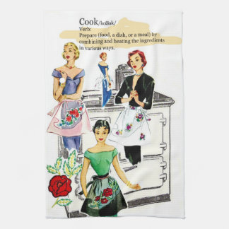 Serviette vintage de fourneau de cuisine
