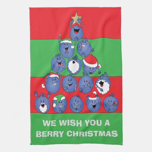 Serviettes "Berry Christmas" (Vertical)