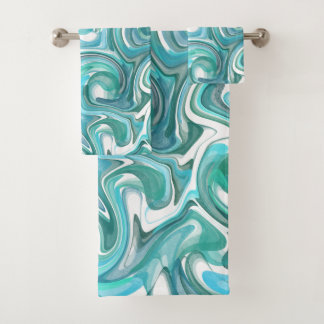Serviettes De Bain Aqua Swirl