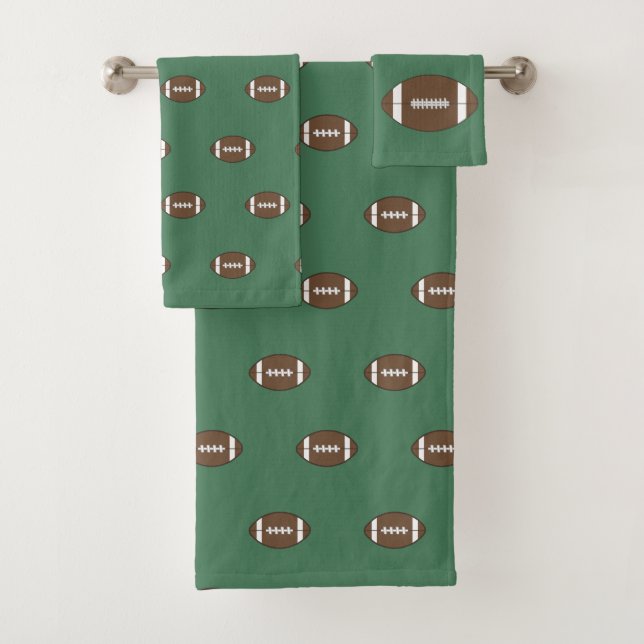 Serviettes De Bain De Football Set Cadeau (En situation)