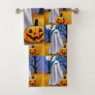 Serviettes de bain Halloween Ghost Set
