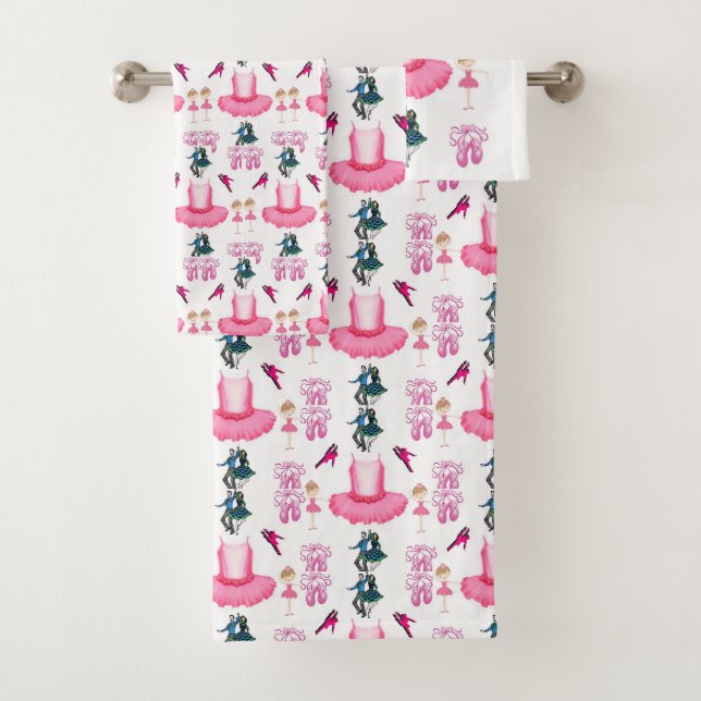 Serviettes De Bain Jeux Danse (En situation)