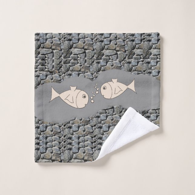 Serviettes de bain Jeux de poisson (Gant de toilette)