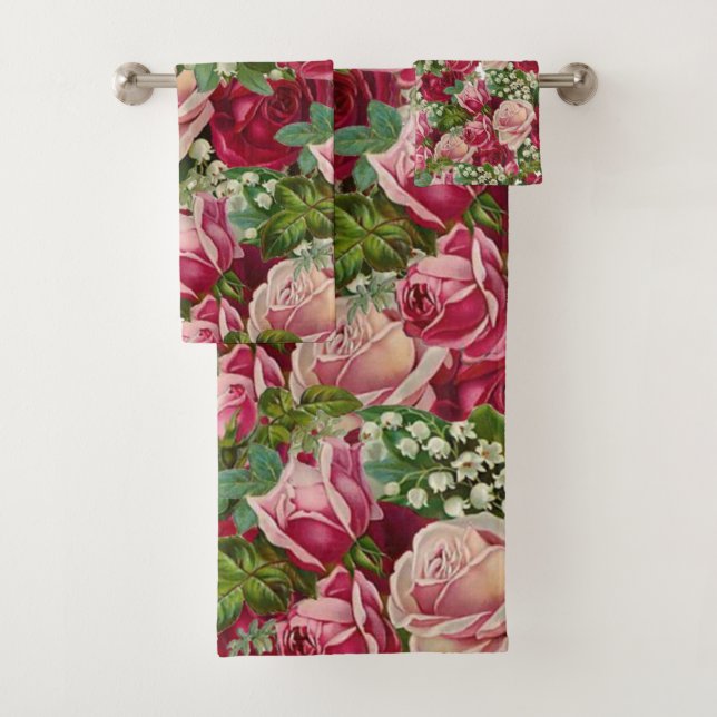Serviettes de bain Jeux Floral (En situation)