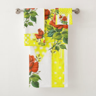 Serviettes de bain Jeux Floral