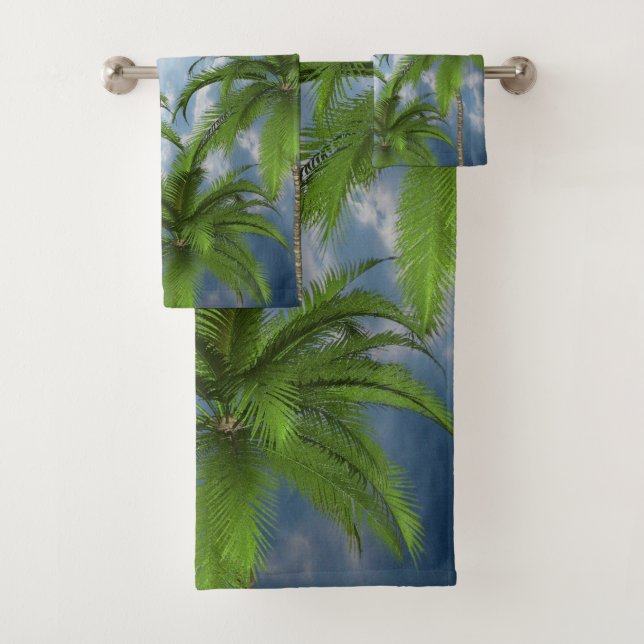 Serviettes de bain Jeux Palm Tree (En situation)