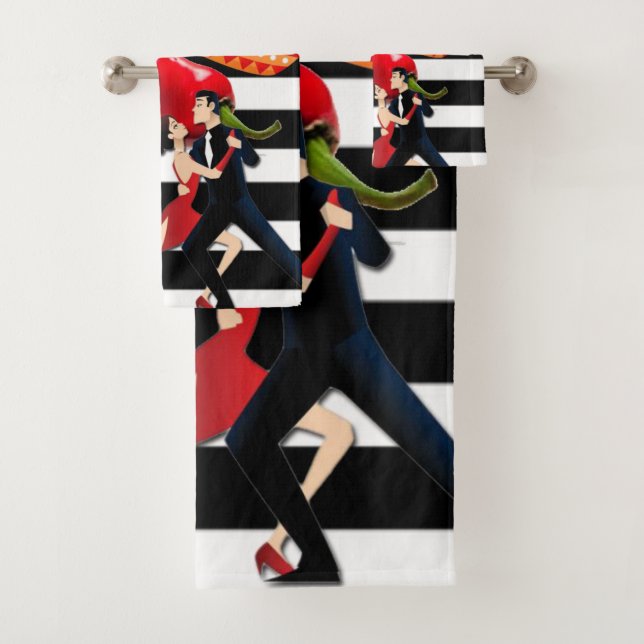 Serviettes de bain mexicaines (En situation)