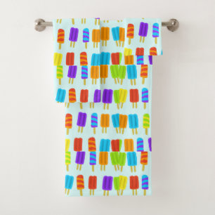 Serviettes de bain Motif Été Popsicle Set