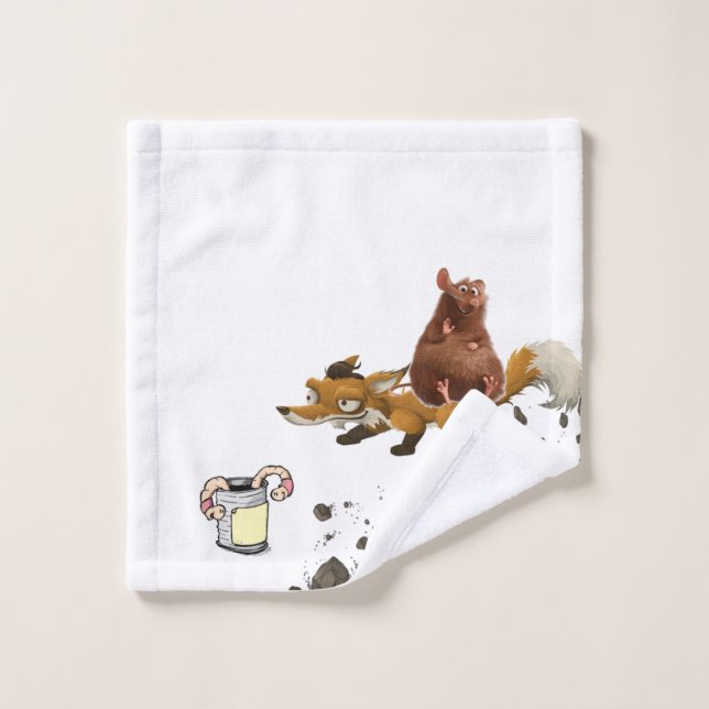 Serviettes de bain set Souris Fox Worm (Gant de toilette)