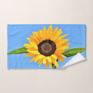 Serviettes de bain Sunflower jaune Ciel bleu