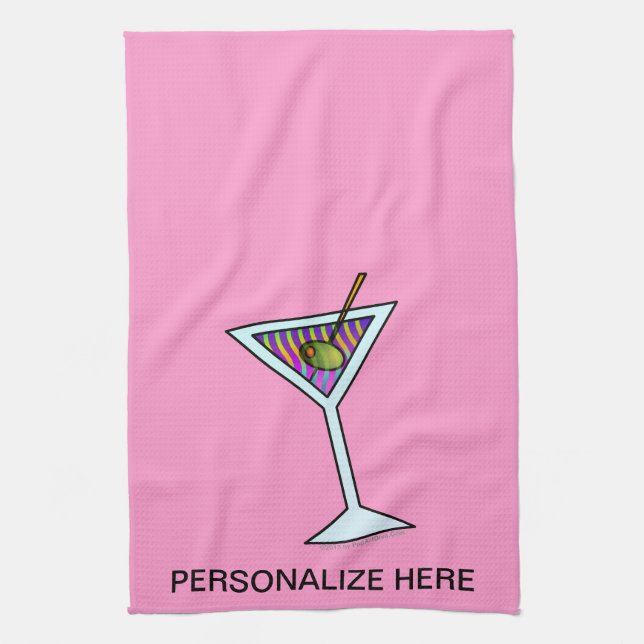SERVIETTES DE BARRE DE MARTINI (Vertical)