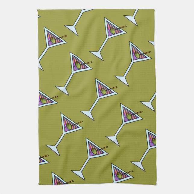 SERVIETTES DE BARRE DE MARTINI (Vertical)