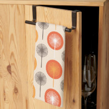 Serviettes de cuisine à motifs floraux Dandelion r