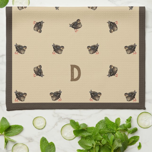 Serviettes de cuisine canard (Plié)