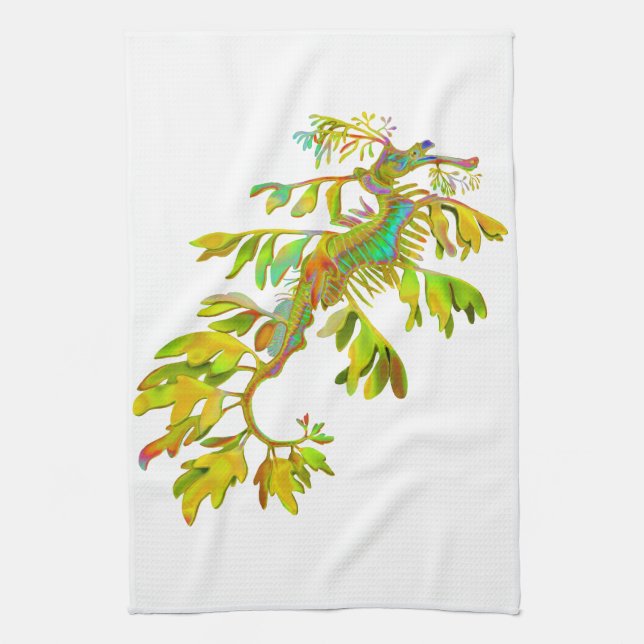 Serviettes de cuisine de dragon de mer (Vertical)