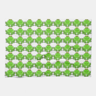Serviettes de cuisine de grenouille