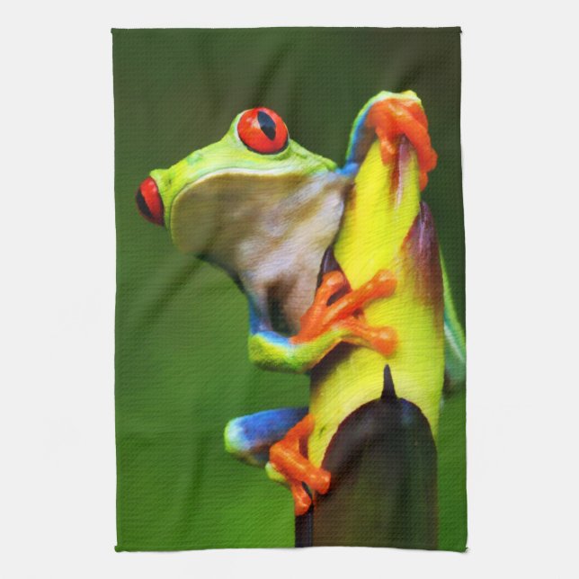 Serviettes de cuisine de la grenouille 2 (Vertical)