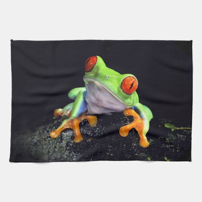 Serviettes de cuisine de la grenouille 3 (Horizontal)
