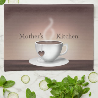 Serviettes de cuisine de Latte de café