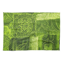 Serviettes de cuisine de vert de chaux
