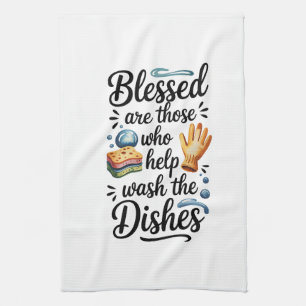 Serviettes de cuisine-Drôle Citation serviette de