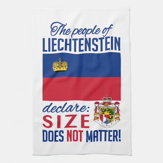 Serviettes de cuisine du Liechtenstein (Vertical)