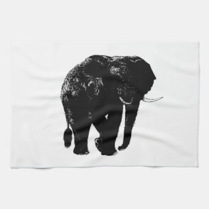 Serviettes de cuisine éléphant