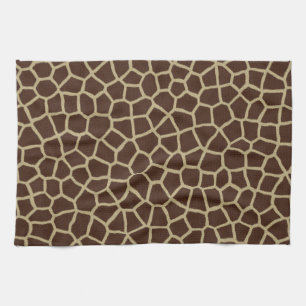Serviettes de cuisine en peau de girafe
