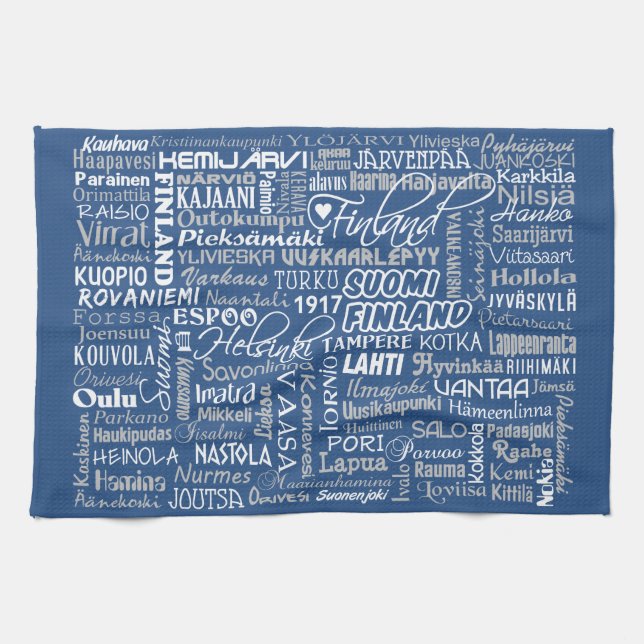 Serviettes de cuisine Finlande (Horizontal)