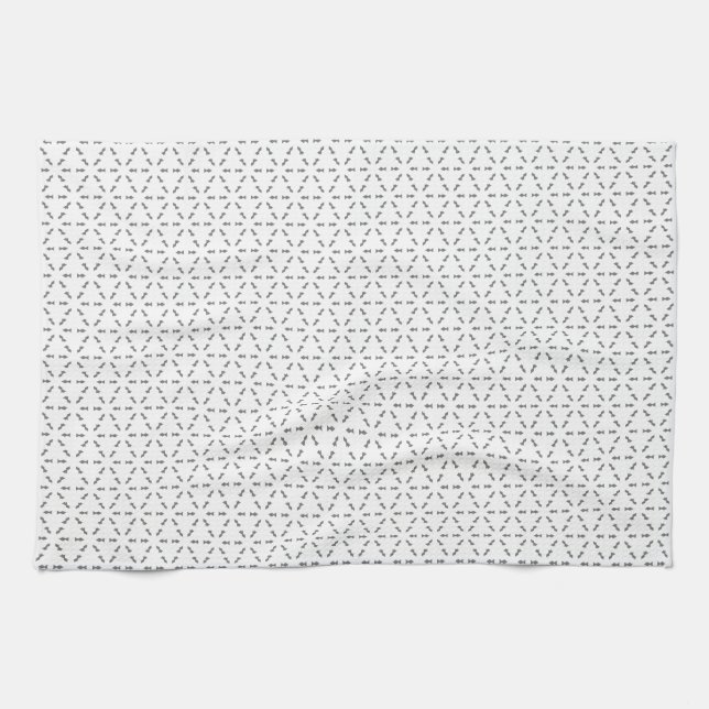 Serviettes de cuisine géométriques (Horizontal)