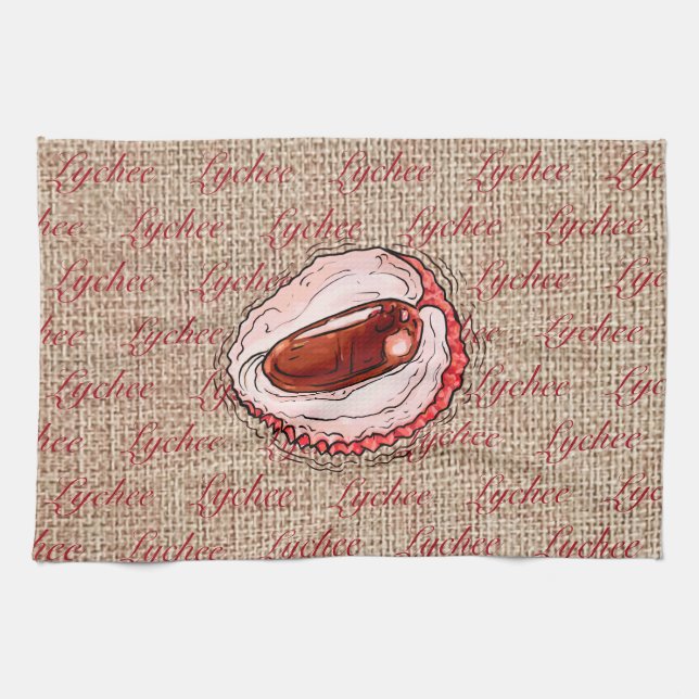Serviettes de cuisine Lychee (Horizontal)