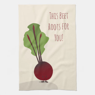 Serviettes de cuisine mignonnes de l'encouragement