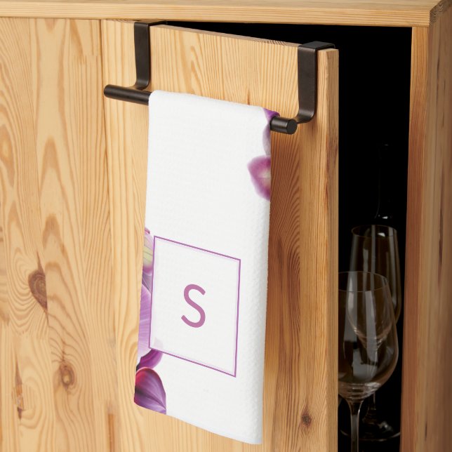Serviettes de cuisine Monogram (Pliage en tiers)