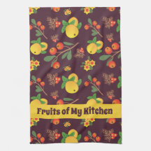 Serviettes de cuisine Motif Fruit