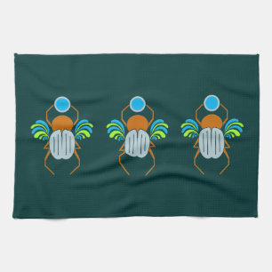 Serviettes de cuisine personnalisées Scarab