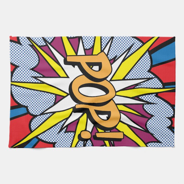 Serviettes De Cuisine Pop Art (Horizontal)