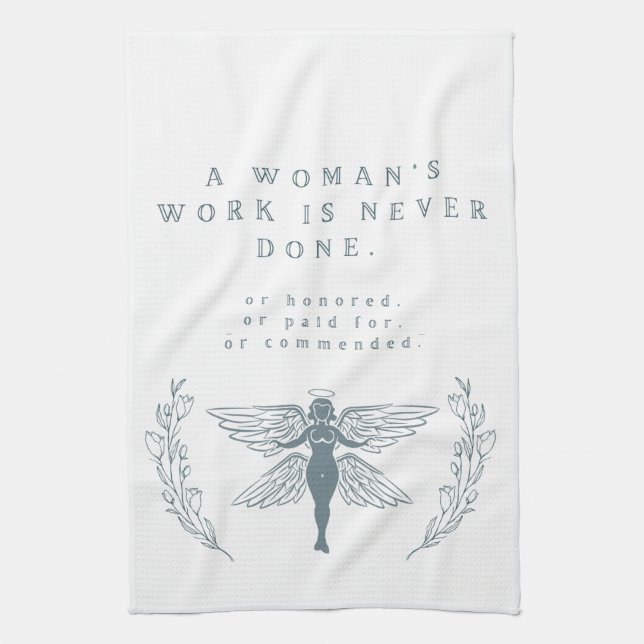 Serviettes de cuisine pour femmes féministes (Vertical)