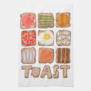 Serviettes de cuisine pour le petit-déjeuner