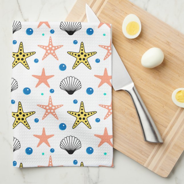 Serviettes de cuisine Starfish (Quart Plié)