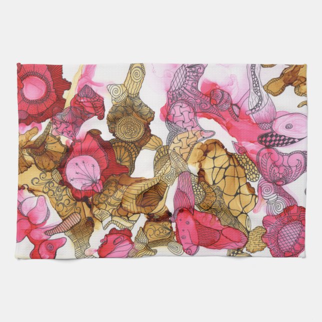 Serviettes de cuisine Valentine (Horizontal)