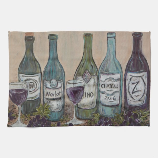 Serviettes de cuisine Vino (Horizontal)