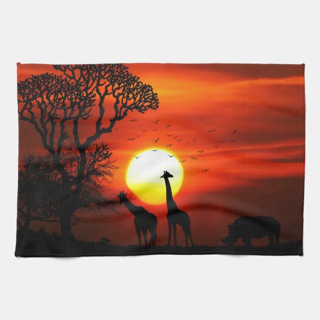 Serviettes de cuisine Wild Africa (Horizontal)