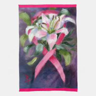Serviettes de main de soin de conscience de cancer